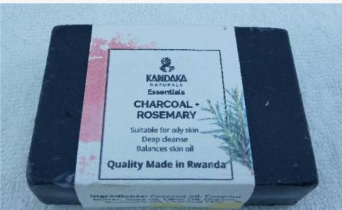 KANDAKA Naturals Essentials CHARCOAL ROSEMARY Soap 100gr
