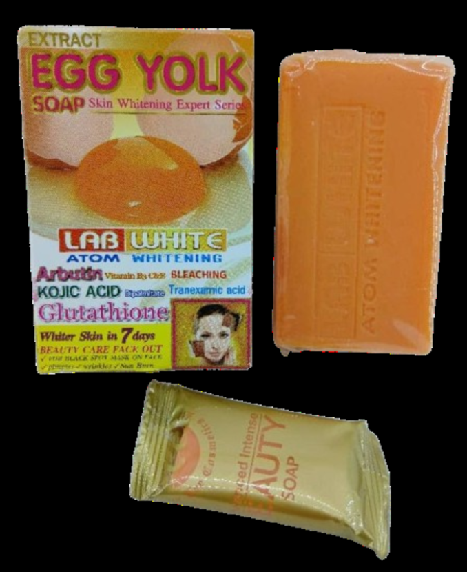 Egg Yolk Soap Skin Whitening Kojic Acid 160gm e