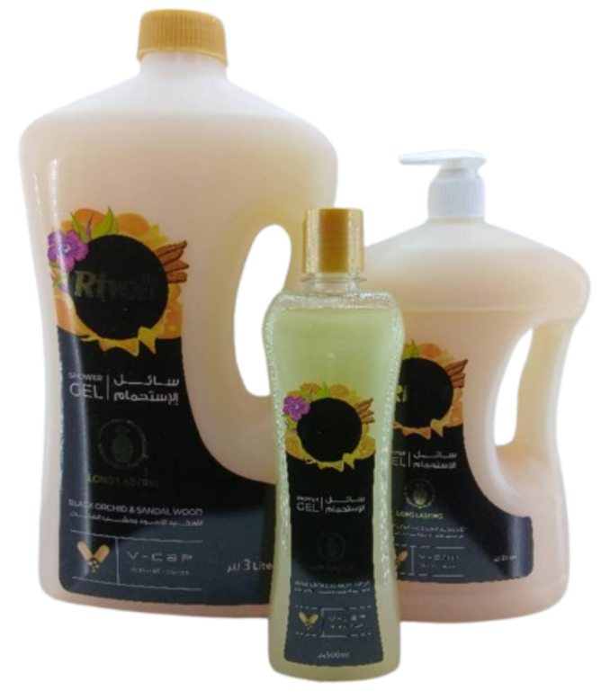 Rivoli Shower Gel Long Lasting Black Orchid & Sandal Wood