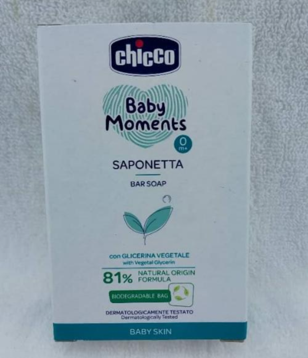 CHICCO Baby Moments 0m+ Bar Soap 100gr
