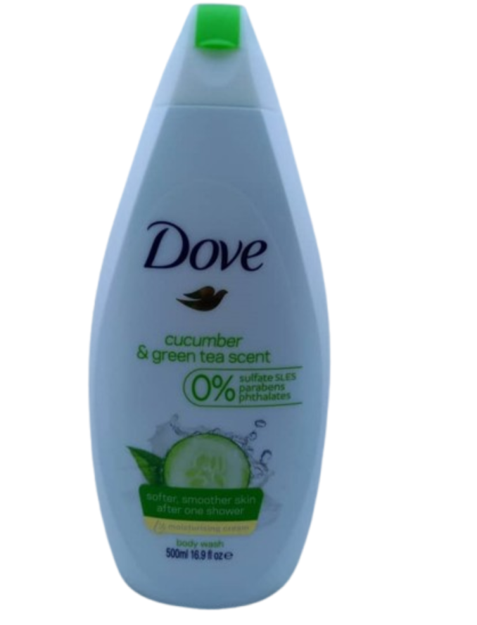 Dove cucumber & green tea scent body wash 500ml1p