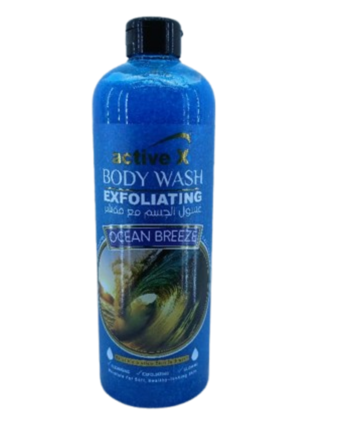 active x Body Wash Exfoliating Citrousia & Minta 1000ml