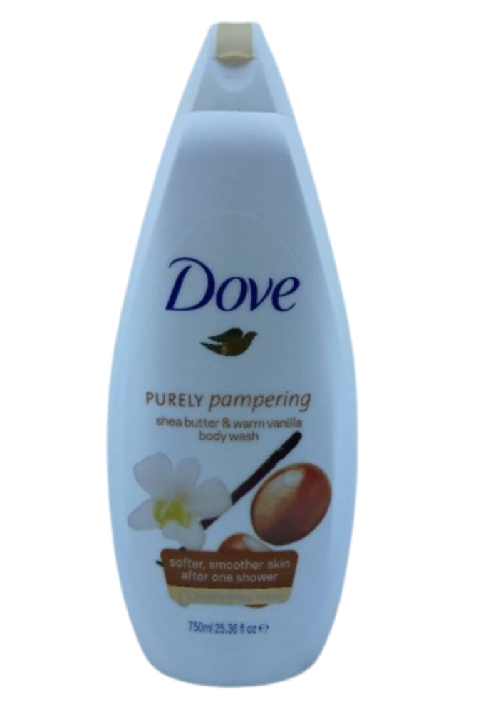 Dove PURELY Pampering shea butter & warm vanilla Body Wash 750ml