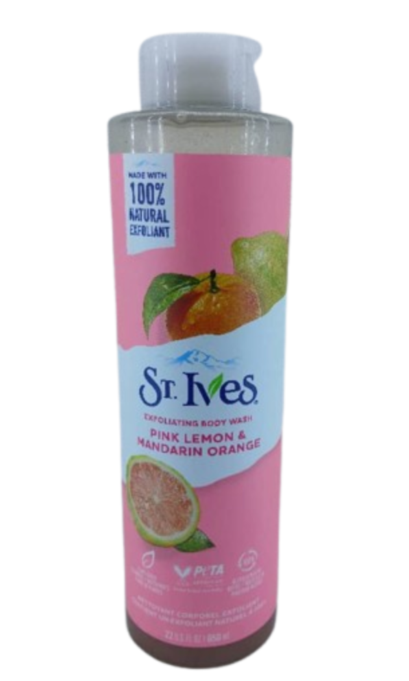 ST Ives Exfoliating Body Wash PINK LEMON & MANDARIN ORANGE 650ml