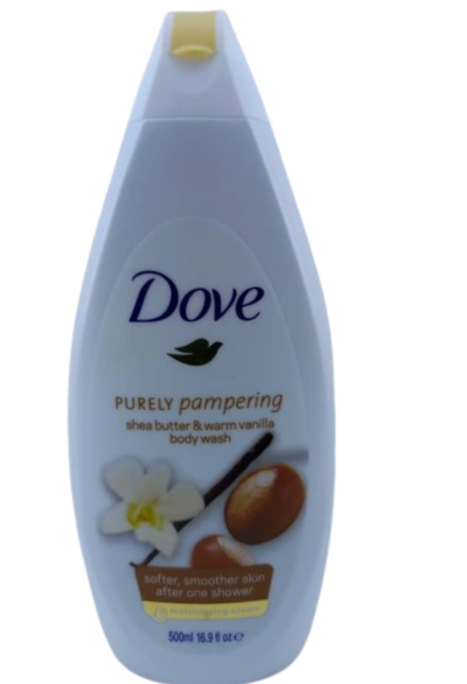 Dove PURELY Pampering shea butter & warm vanilla Body Wash 500ml