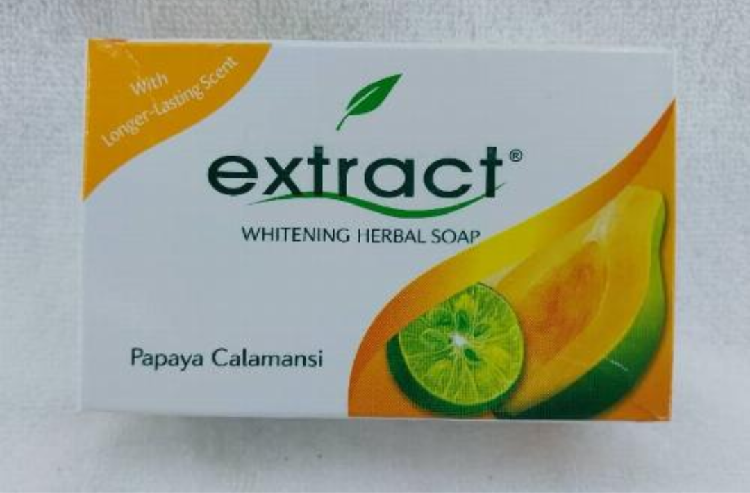 extract Whitening Herbal Soap Papaya Calamansi 125 gr