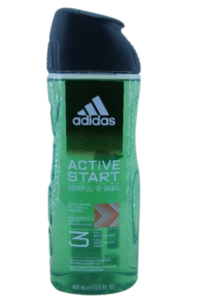 Adidas active start 3in1 shower gel 400ml