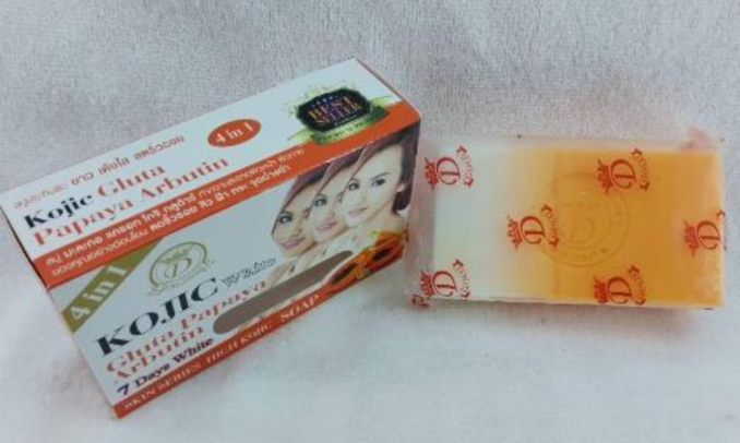 Kojic White Gluta Papaya Arbutin 4in1 Soap 160gr
