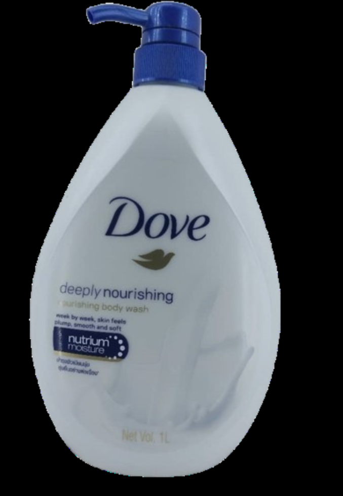 Dove Deeply Nourishing with 1/4 moisturizing Cream 1000ml