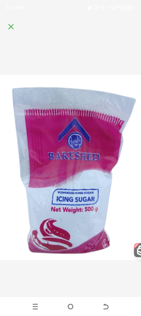 BAKESHED Icing Sugar 500gr