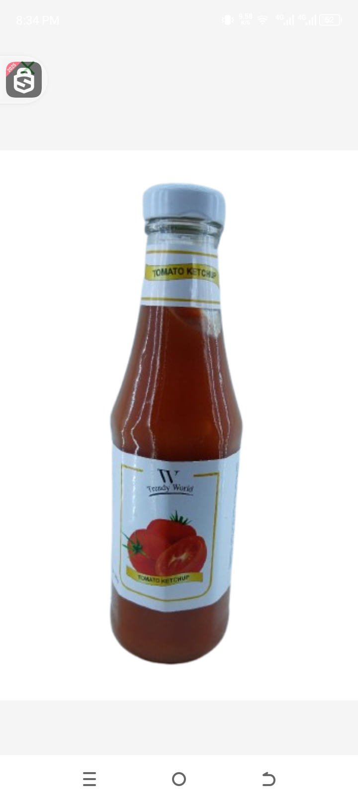 Trendy Woerld Tomato Ketchup 340gr