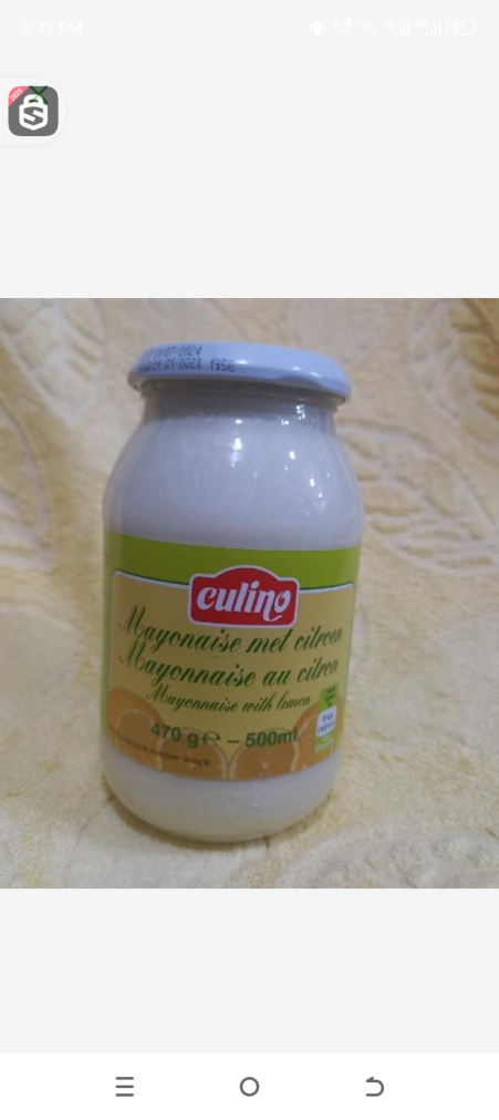 Culino Mayonnaise with lemon 500ml