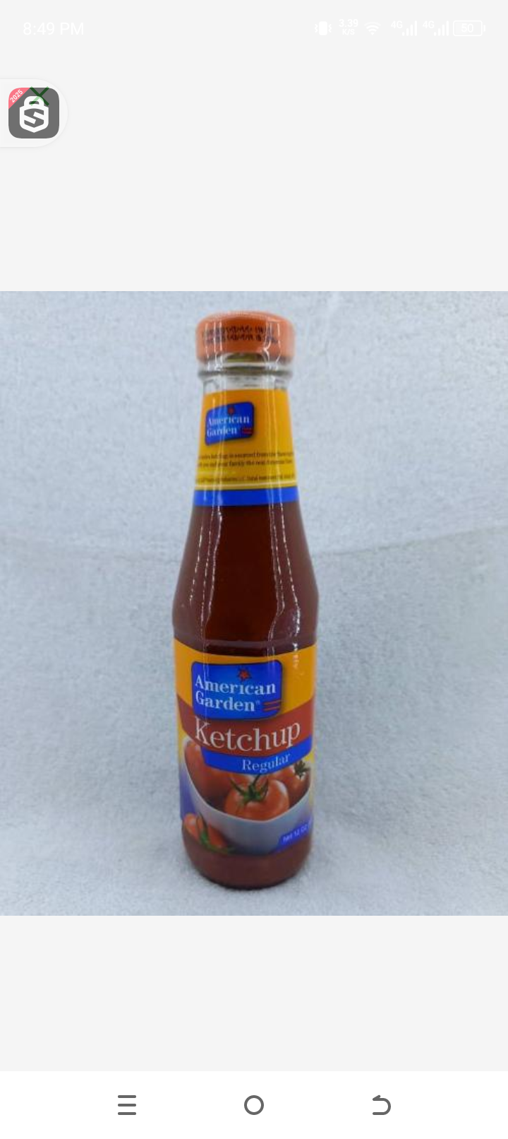 American Garden Ketchup Regular 340gr