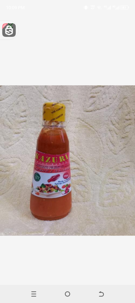 Kazuri Chili Sauce 250gr