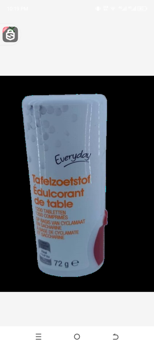 Everyday Edulcorant de table gr1200tablet 72gr