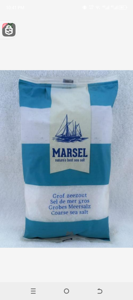 Marsel Nature's best sea salt 1Kg
