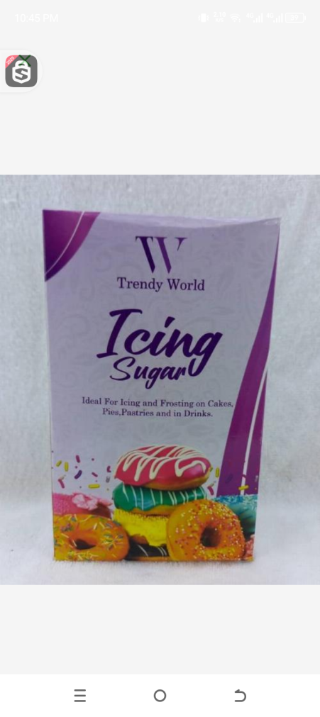 Trendy World Icing Sugar 500gr