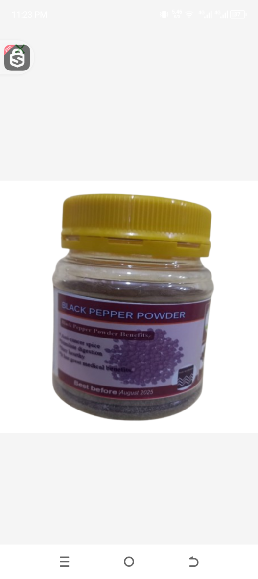 Bacom Black Pepper Powder 100grs