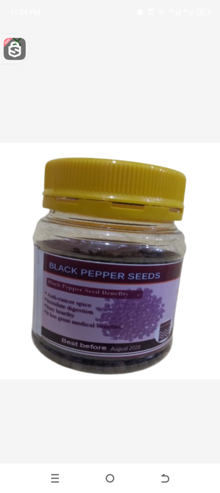 Bacom Black Pepper Seeds 90gr