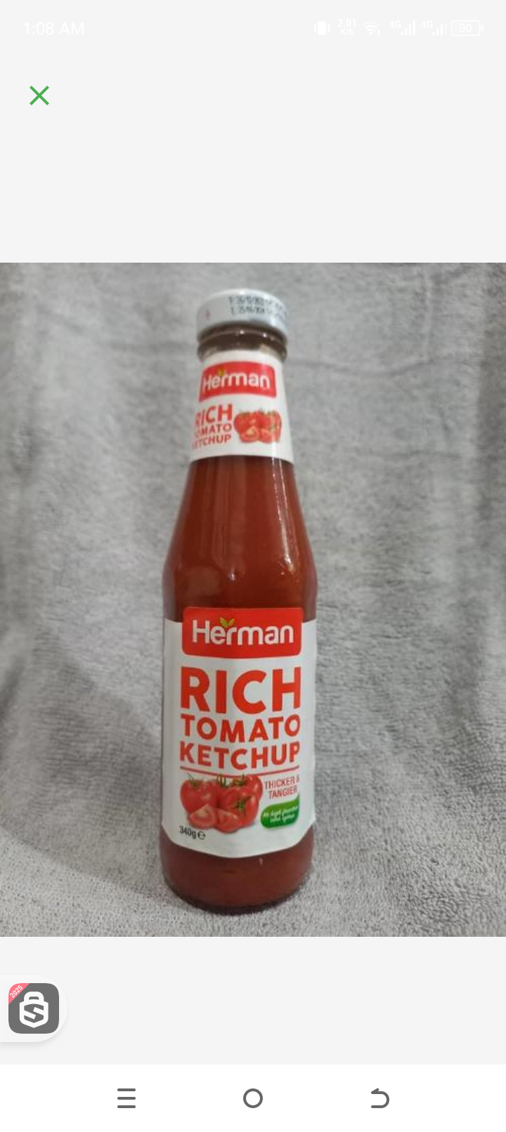 Herman Rich Tomato Ketchup 340gr