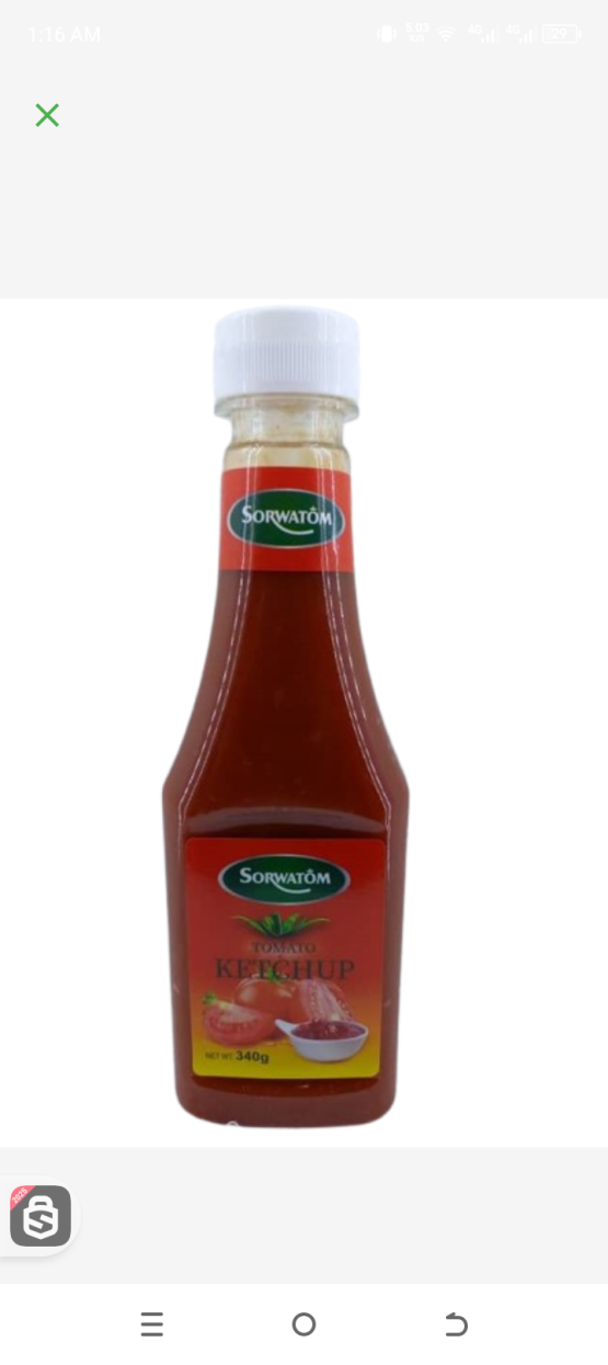 Sorwatom Tomato ketchup 340gr