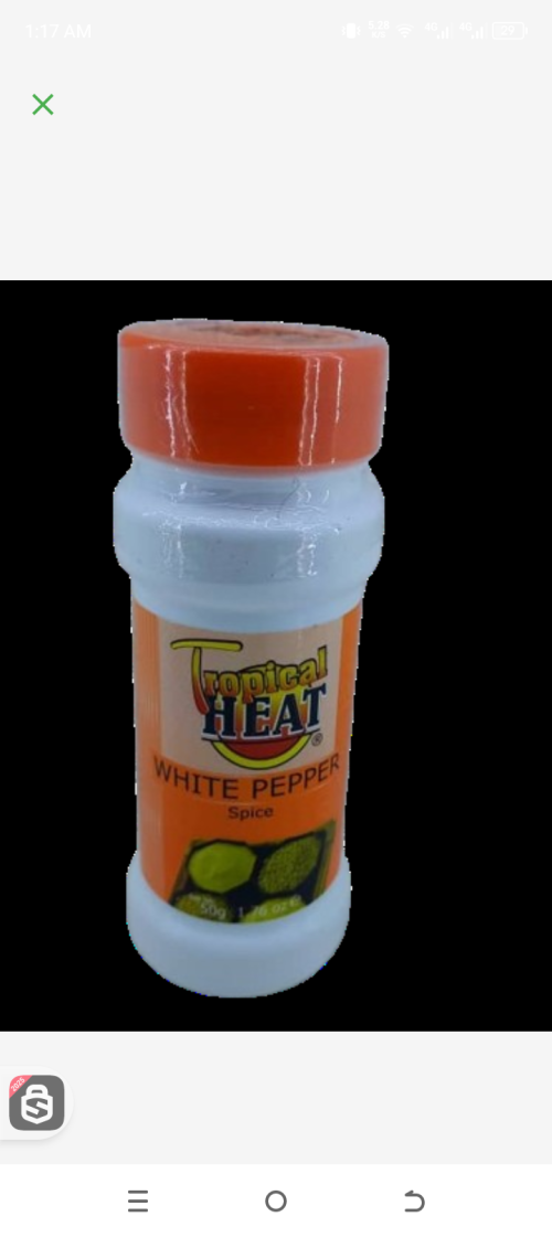 Tropical Heat White Pepper Spices 50gr