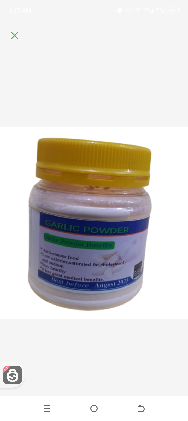 Bacom Garlic Powder 75grs