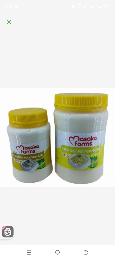 Masaka farms Eggless Mayonnaise Lemon 800gr
