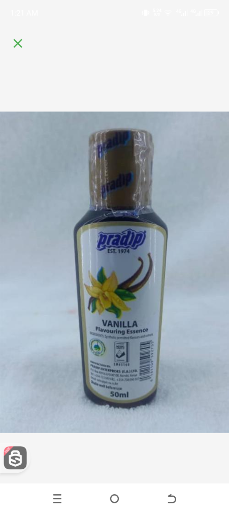 Pradip Vanilla Flavoured Essence 50ml