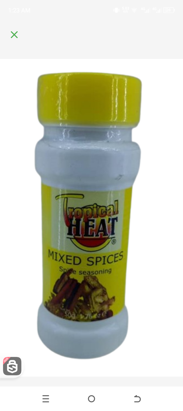 Tropical heat Mixed Spices 50gr