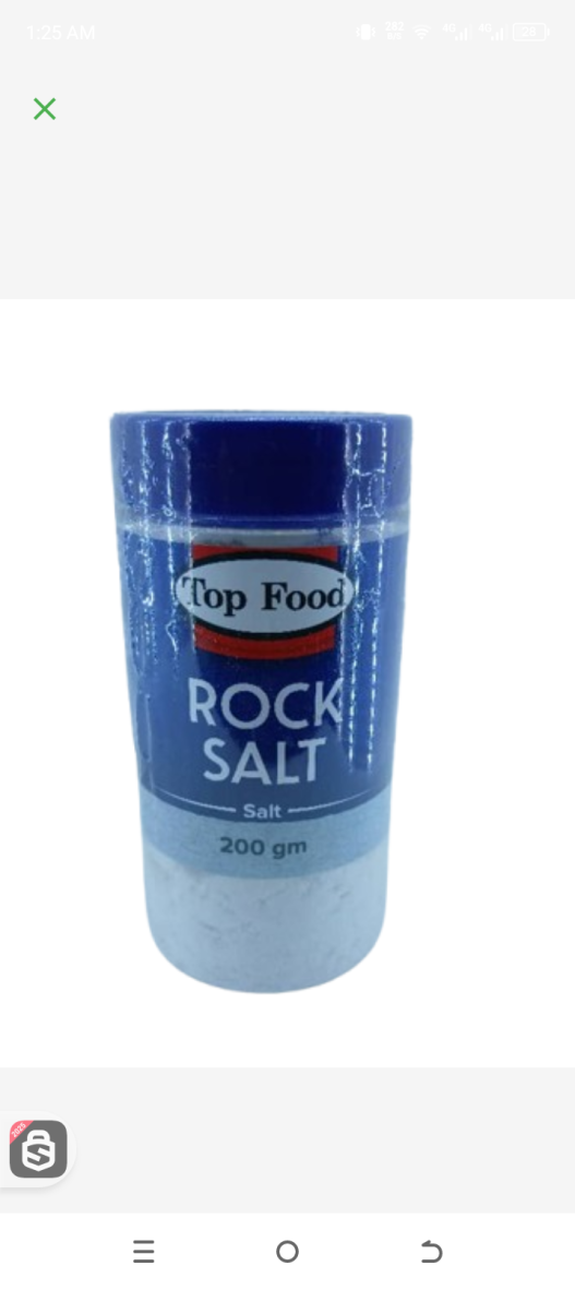 Top Food Rock Salt 200gr