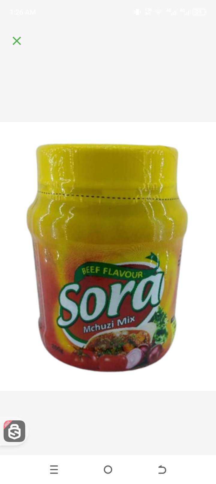 SORA Mchuzi Mix Beef Flavour 200gr