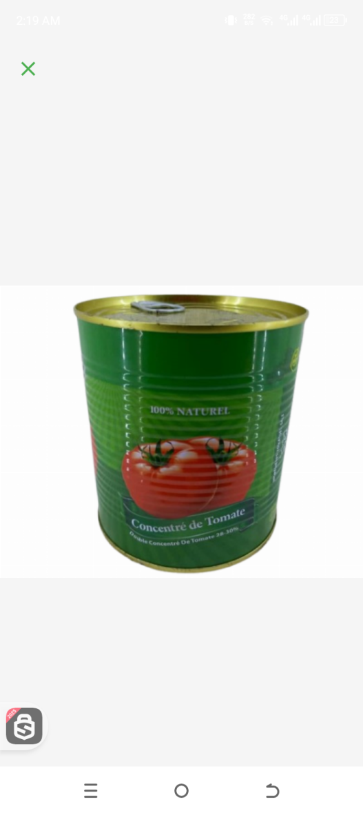 SORWATOM 100% Natural Tomato Paste 800gr