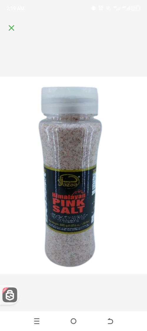 JAZAA Himalayan Pink Salt 500gr