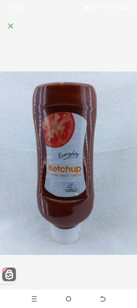 Everyday Tomatoes Ketchup 1L