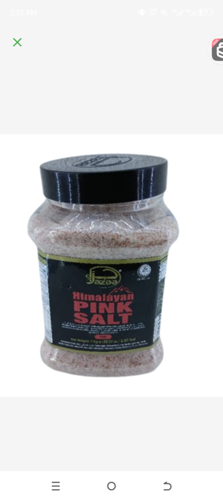 JAZAA Himalayan Pink Salt 1kgr