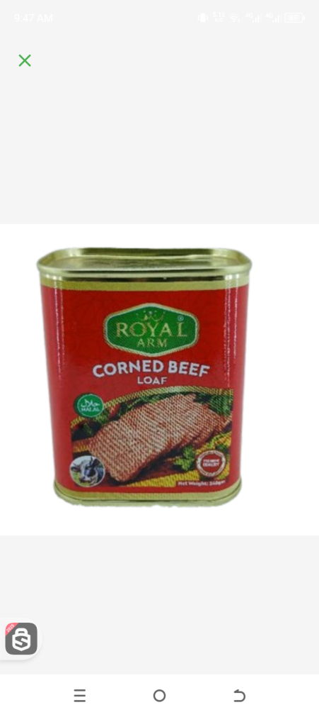 Royal Arm Corned Beef Loaf 340gr