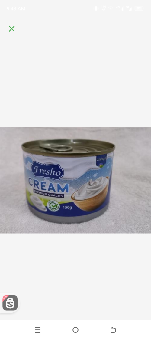 Fresho Cream Premium Quality 150gr Analogue