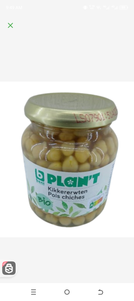 Boni Bio Pois Chiches 340 g e