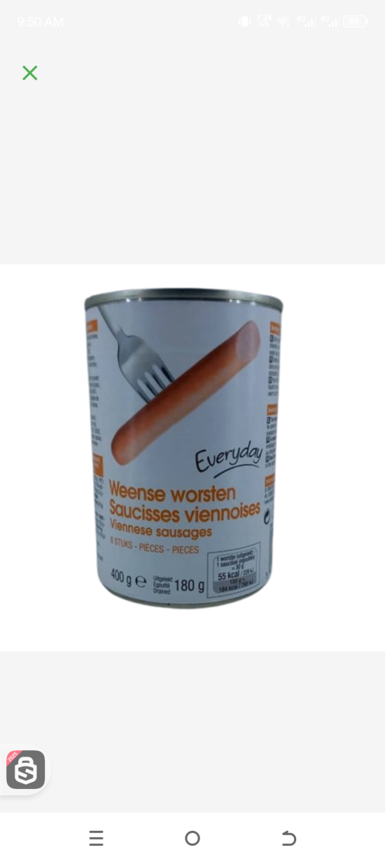 Everyday Sausages 400gr