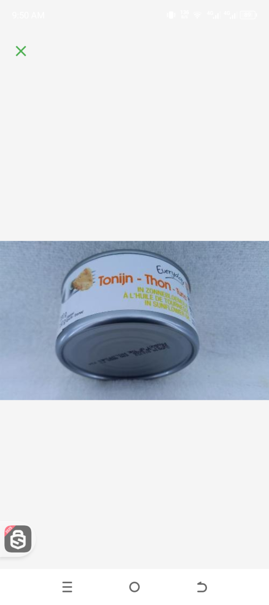 Everyday Tuna in sunflower oil 200gr