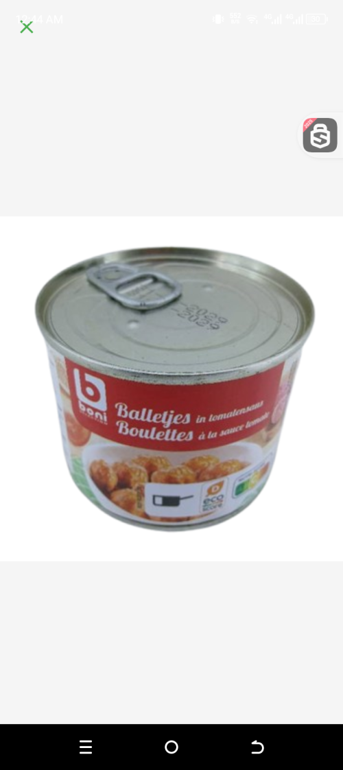 Boni boulette a la sauce de tomato 200gr