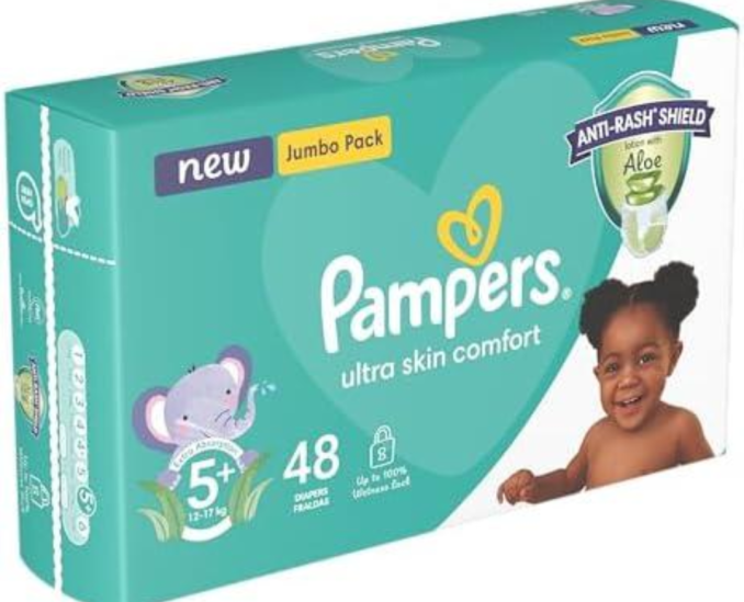 Pampers baby dry size 548 diapers