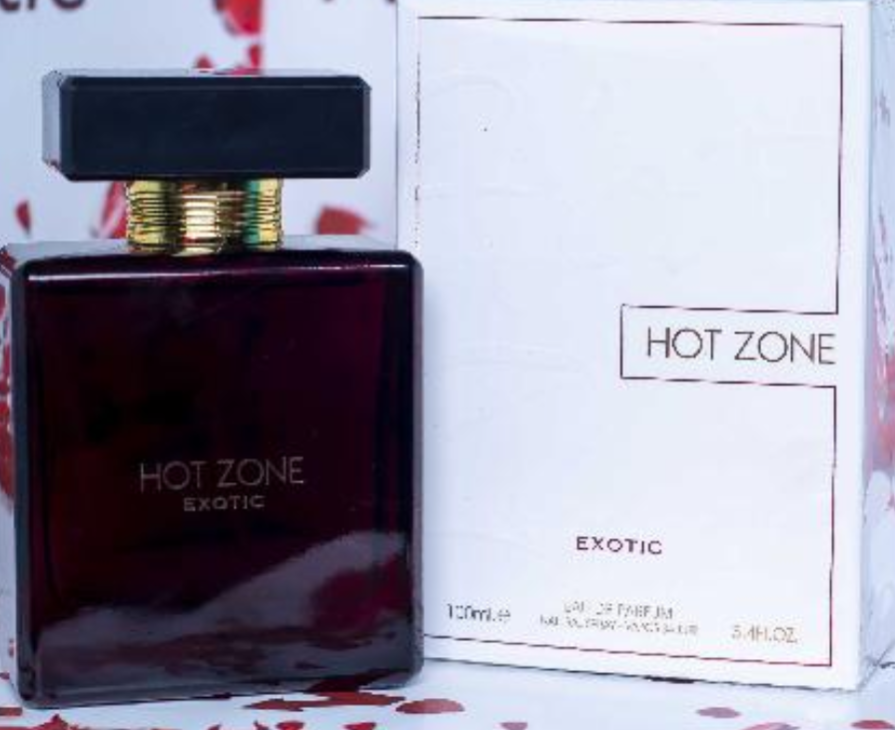 Hot zone by exotic by fragrance world 100ml