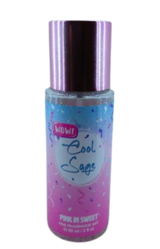 Wow cool sage Pink in Sweet Fine Fragrance mist 60mL