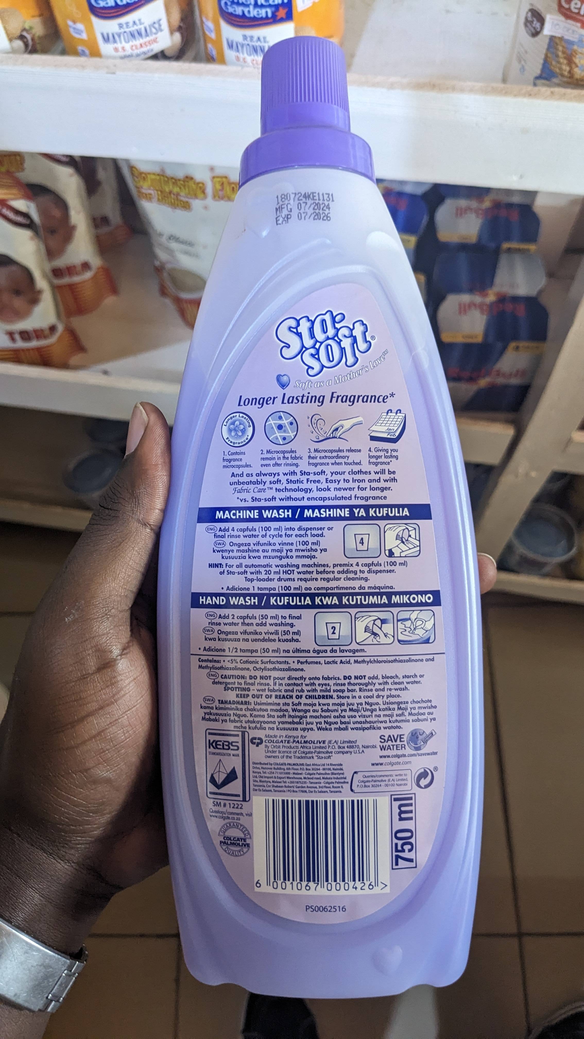Sta soft fabric conditioner