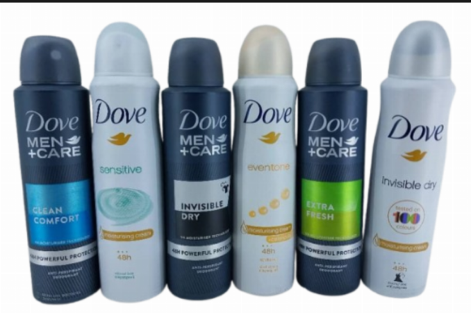 Dove 1/4 Moisturising cream 48h alcohol free anti-perspirant 150ml