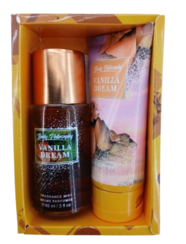 Body Phyilosophy Vanilla Dream Fragrance (Mist and Lotion) 88ml*2