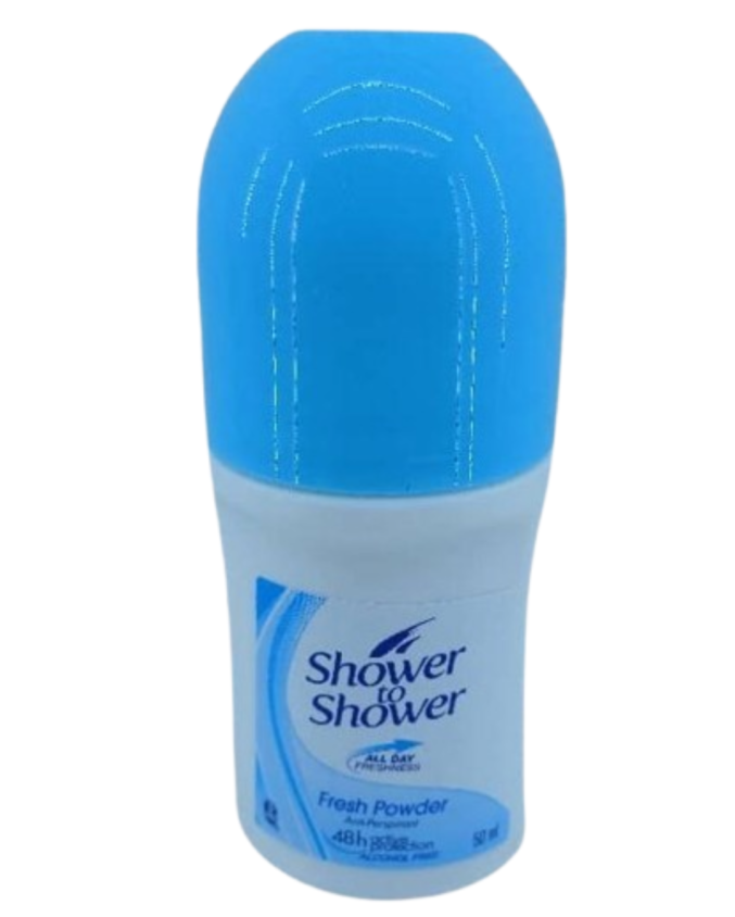 Shower to shower Fresh Powder Anti- Perspirant 48h Active Protection 50ml Rollon