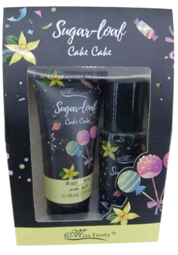 Miss Tooty Sugar Loob Cake Cake (Body Mist and Body Lotion)75ml*2
